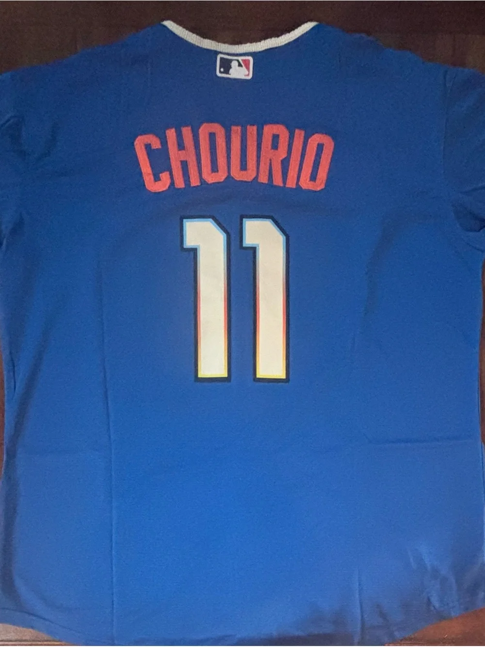 Jackson Chourio Adult Brewers City Connect Jersey Size XXL